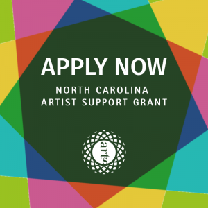 Artist Support Grant Apply Now Graphic